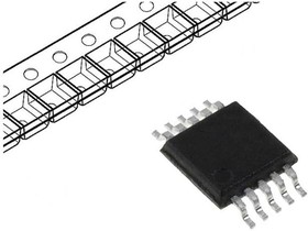 Фото 1/2 LTC4416EMS#PBF, Драйвер MOSFET P-канальных сдвоенный 10-Pin MSOP туба