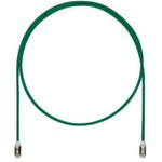 STP28X1MGR, Patch cord; F/UTP,TX6A-28™; 6a; solid; Cu; LSZH; green; 1m; 28AWG