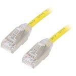 STP28X3MYL, Patch cord; F/UTP,TX6A-28™; 6a; solid; Cu; LSZH; yellow; 3m; 28AWG