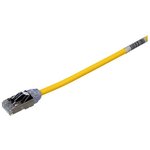 STP28X2MYL, Patch cord; F/UTP,TX6A-28™; 6a; solid; Cu; LSZH; yellow; 2m; 28AWG
