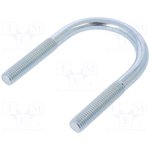 CB12.61.110(2"), U-bolt; B; 1.75; steel; zinc; Thread len: 53mm; for fixing pipes