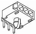 Фото 1/5 1-770967-0, Conn Shrouded Header (4 Sides) HDR 3 POS 4.14mm Solder RA Thru-Hole Bag