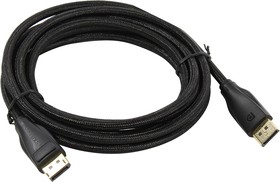 Фото 1/4 Кабель Vention DisplayPort(m)/ DisplayPort(m) - 3 м (HCCBI), Кабель Vention DisplayPort v1.4 20M/20M - 3м