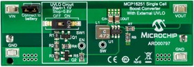 ARD00797, MCP16251 DC to DC Converter and Switching Regulator Chip 3.3VDC Output Reference Design Board