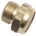 0673 00 10, 0673 Brass 12bar Pneumatic Silencer, Threaded, G 1/8 Male