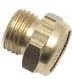 0673 00 13, 0673 Brass 12bar Pneumatic Silencer, Threaded, G 1/4 Male