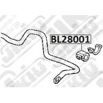 BL28001, BL28001_втулка стабилизатора переднего!\ Honda Civic ES4# 1.4i 02-03