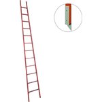 Стеклопластиковая приставная диэлектрическая лестница мягкий грунт ЛСПД-4.5 Евро ...