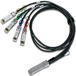 Кабель Mellanox MCP7F00-A002R30N Direct Attach Copper Splitter Cable Ethernet 100GbE to 4x25GbE QSFP28 to 4xS to 4xSFP28 2m Colored 30AWG CA