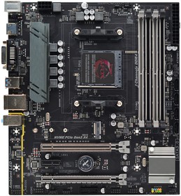 Фото 1/4 Материнская плата Afox AFOX Motherboard AMD® B550 AMD Socket AM4, 4 x DDR4 Memory Slots, Micro-ATX (22 x 24.5 cm)