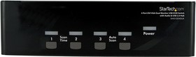 Фото 1/3 SV431DDVDUA, 4 Port Dual Monitor USB DVI KVM Switch, 3.5 mm Stereo 1920 x 1440 Maximum Resolution