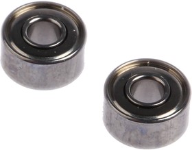 Фото 1/2 DDR-830ZZRA1P25LY121 Double Row Deep Groove Ball Bearing- Both Sides Shielded 3mm I.D, 8mm O.D