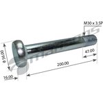 TRS4731, TRS4731MNS_болт полурессоры !(м) с четырехгранником под шляпкой M30x200 \BPW