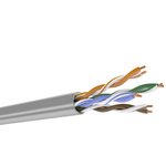DR-143001, Патч-кабель категории 5е, 4 пары U/UTP, 24AWG, PVC (нг(А)-LS), серый ...