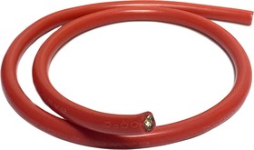 Провод силиконовый 6 AWG 16 мм кв 1 метр (красный)