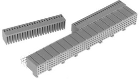 Фото 1/2 MP2-SP10-51P1-KR, High Speed / Modular Connectors 2 MM 5-ROW, R ANGLE PRESS-FIT TAIL