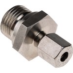 1/2 BSP Thermocouple Compression Fitting for Use with Thermocouple, 6mm Probe ...
