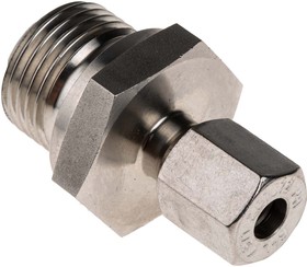 Фото 1/3 1/2 BSP Thermocouple Compression Fitting for Use with Thermocouple, 6mm Probe, RoHS Compliant Standard