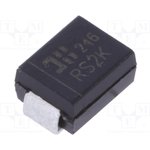 RS2K-13-F, Diode Switching 800V 1.5A 2-Pin SMB T/R