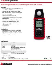 LT80, LED LIGHT METER, Triplett | купить в розницу и оптом