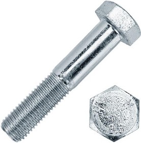 10011050, Болт с шестигранной головой оцинк. DIN931, кл. 8,8 М10*50