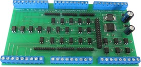LA2560-22_6, Терминальный адаптер для Arduino Mega 2560 совместимый с корпусом на DIN-рейку D9MG