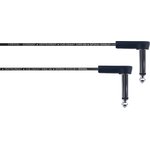 Cordial EI 0,05 RR инструментальный кабель угловой джек моно 6.3мм/угловой джек моно 6.3мм, 0,05м, черный