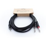 Cordial EY 1 WPP кабель Y-адаптер джек стерео 3.5мм-2 джека моно 6.3мм male ...