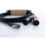 Cordial EY 1,5 WRMM кабель Y-адаптер джек стерео 3.5мм угловой-2xXLR male, 1.5м ...