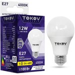 Лампа светодиодная низковольтная 12Вт А60 4000К Е27 24/48В TOKOV ELECTRIC ...