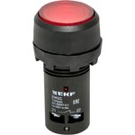 Кнопка красная SW2C-10D с подсветкой неон 1но IP54 sw2c-md-r