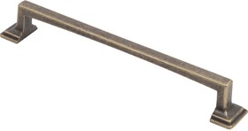 Ручка-скоба, 160 мм, Д185 Ш25 В25, античная бронза RS-085-160 OAB