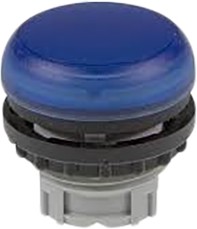 Фото 1/2 216775 M22-L-B, Blue Pilot Light Head, 22.5mm Cutout M22 Series