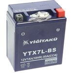 6СТ7 YTX7L-BS(MF), Аккумулятор YIGITAKU MOTO GEL 7А/ч