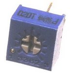 PL2545, Подстроечный резистор 3362P 500K, угол поворота 240