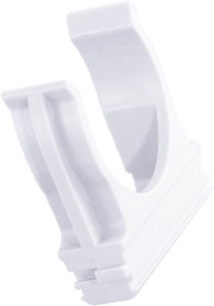 Крепеж-клипса для труб белая d25 мм 10шт.АТ-20125-010 УРАЛ ПАК