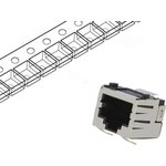 RJJU88141E3H005, Гнездо, RJ45, PIN: 8, Кат: 5, Конф: 8p8c, SMT, горизонтальный