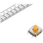 KSC441 V2 70SH SP DELTA LFS, Switch Tactile N.O. SPST Round Button PC Pins 0.05A ...