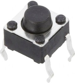 Фото 1/4 PTS645SL50-2 LFS, Тактильная кнопка, PTS645 Series, Top Actuated, Сквозное Отверстие, Round Button, 130 гс