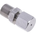 1/8 BSP Compression Fitting for Use with Thermocouple or PRT Probe, 1mm Probe ...
