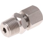 1/8 BSPT Compression Fitting for Use with Thermocouple or PRT Probe, 1mm Probe ...
