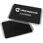 KSZ8895MQXI, Ethernet ICs 5Port 10/100 Managed Switch w/ MII RMII