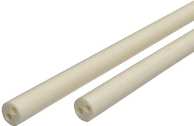 Керамические трубки Al2O3 99% 6 х 300 мм (два отверстия по 1,5 мм) (Т раб.1700С)