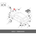 7088033000, Parking Sensor SX11, Parking Sensor