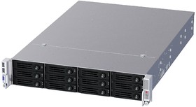 Фото 1/2 Серверный корпус Ablecom CS-R29-02P, PSU: CRPS(1+1), Acbel: 800W, 12 drive trays, 12-port 12Gbps SAS/SATA to 3-port Mini-SAS CS-R29-02P, PS