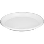 PL5314, Набор одноразовых столовых пластиковых тарелок Д-205мм, 12 штук, белые