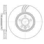 D6128010, Диск тормозной