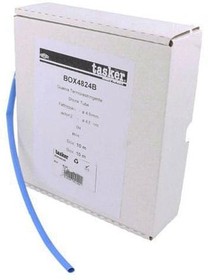 BOX 4824 B, Термоусадочная трубка; без клея; 2: 1; 4,8мм; L: 10м; синий