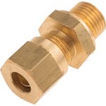 1/8 BSPP Compression Fitting for Use with Thermocouple or PRT Probe, 6mm Probe ...