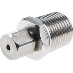 1/2 BSPT Compression Fitting for Use with Thermocouple or PRT Probe, 3mm Probe ...